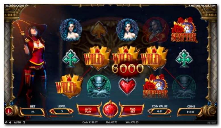 85 free spins at bWin Casino