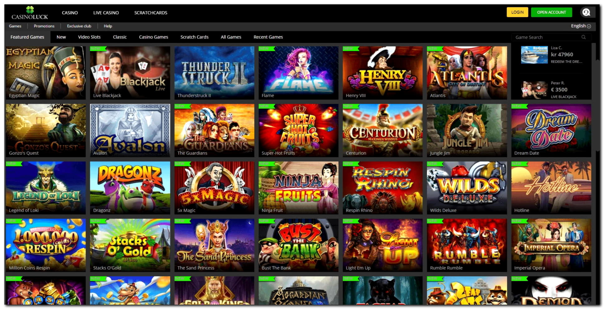 EURO 335 NO DEPOSIT at Casino com