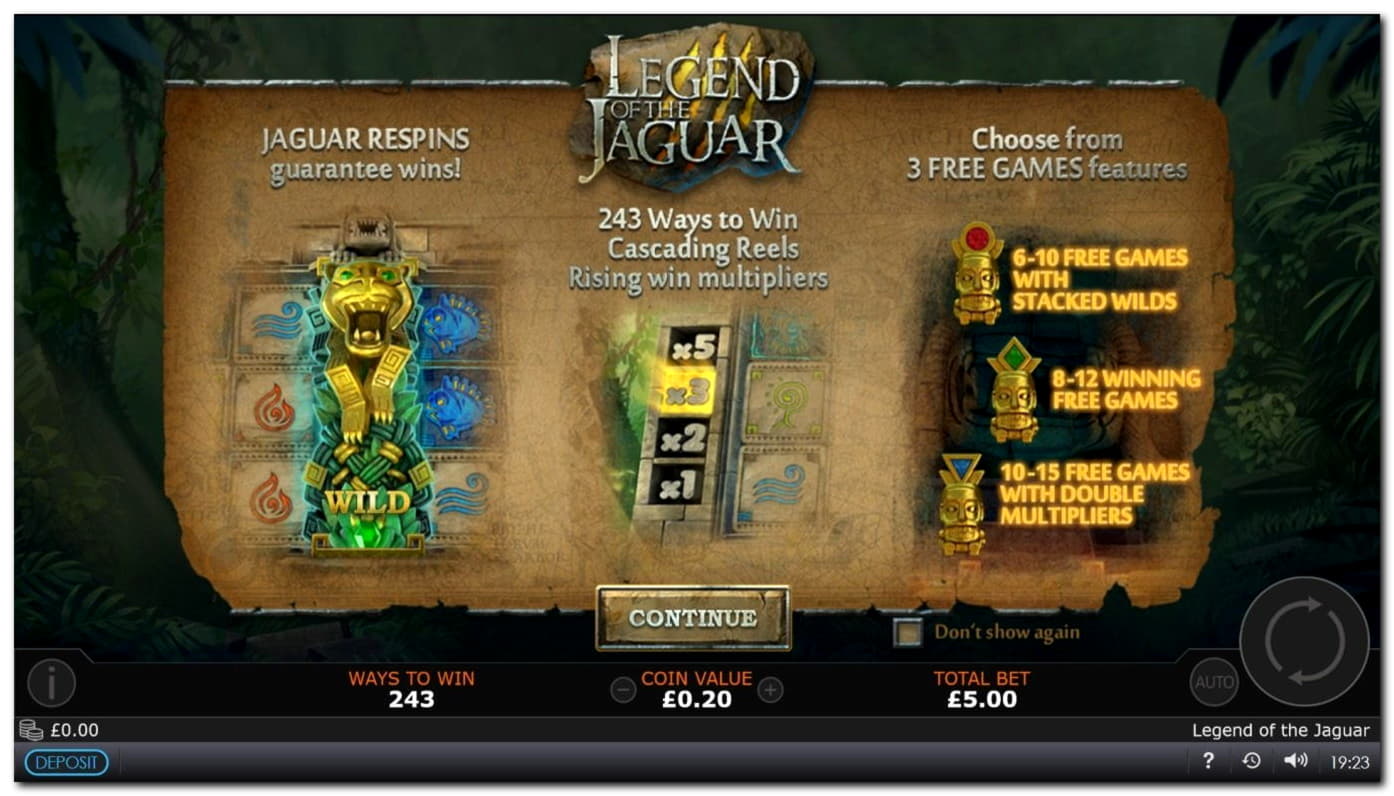 260 Free Spins right now at Casimba Casino