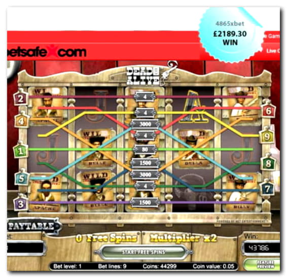 270% Match at a Casino at Party Casino
