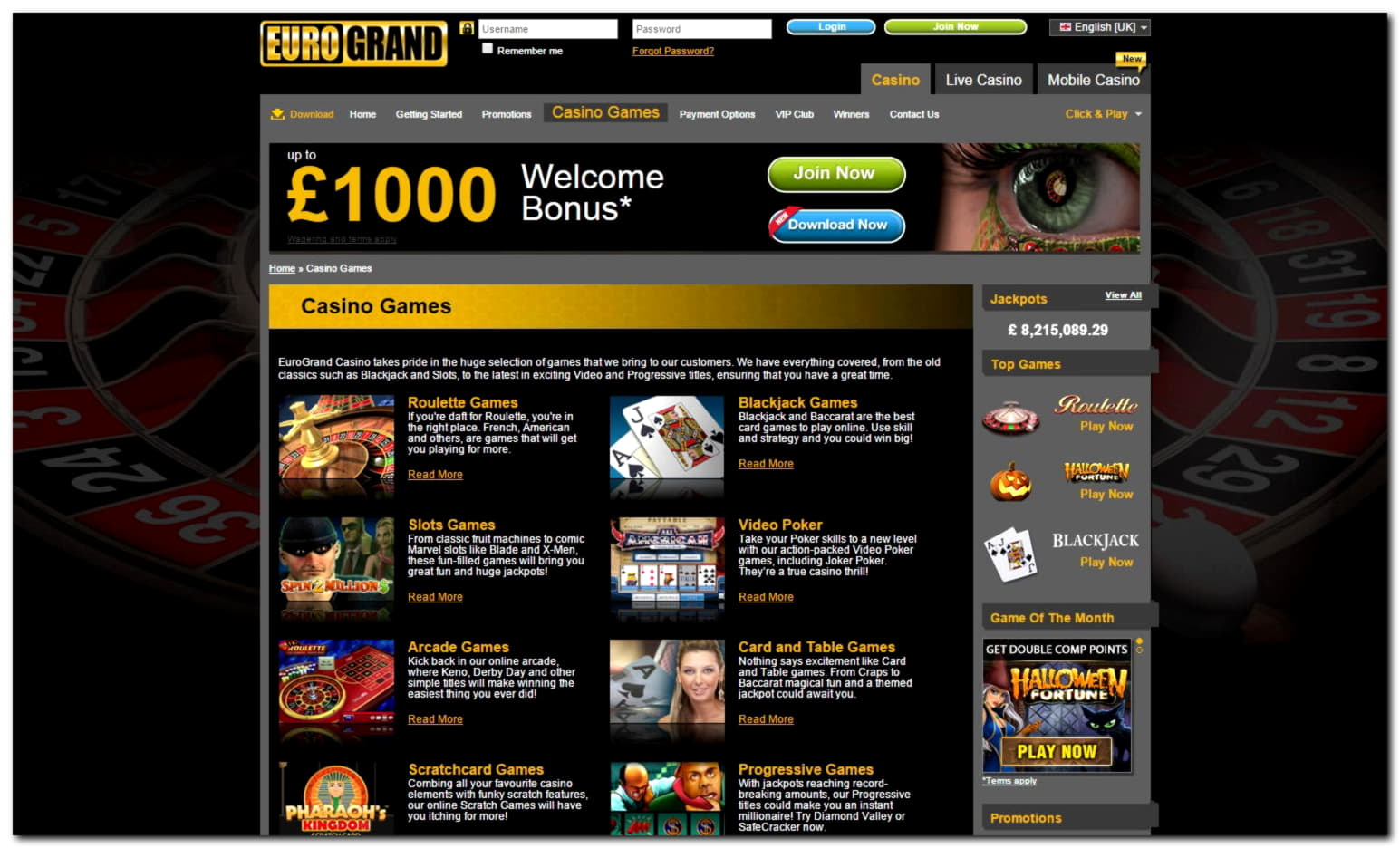 975% First deposit bonus at Jackpot City Casino