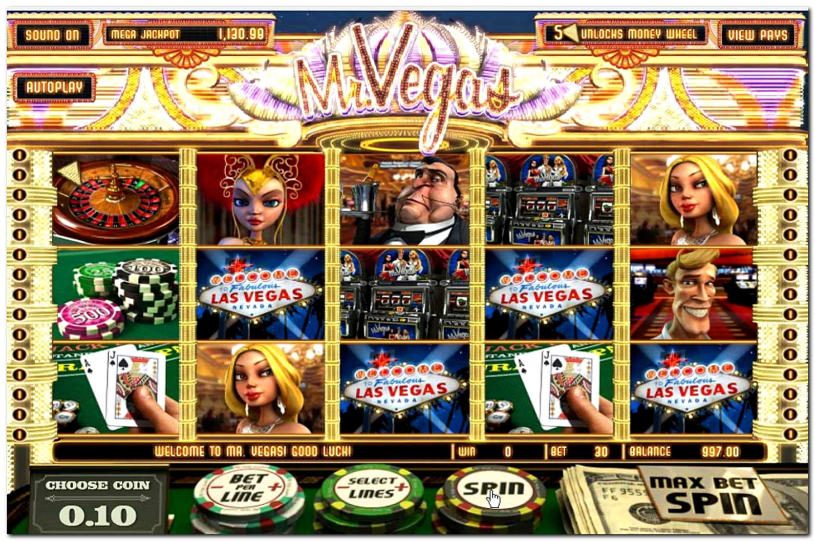 30 Free spins casino at King Billy Casino