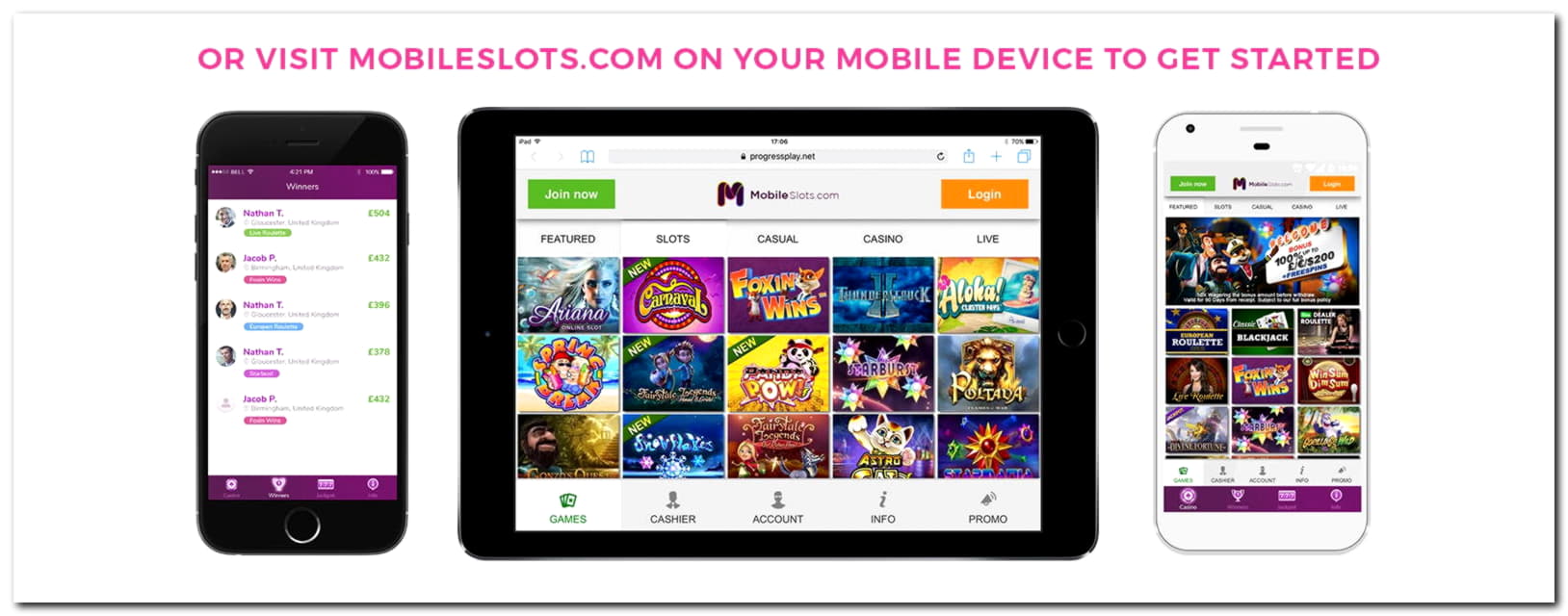 255 Free Spins no deposit casino at Casino com