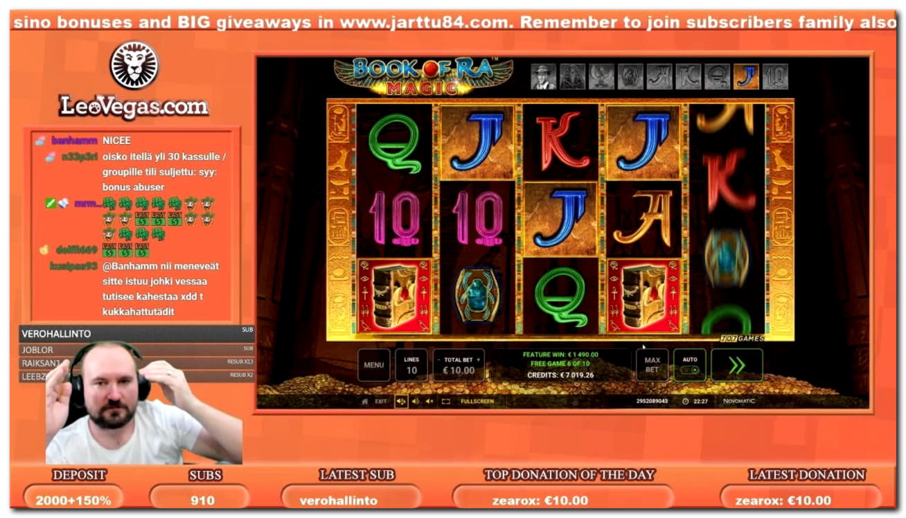 300 Free spins casino at Rizk Casino