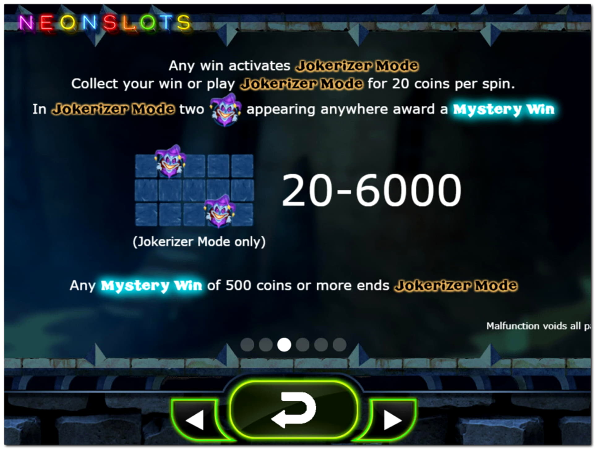 €510 casino chip at Mrgreen Casino