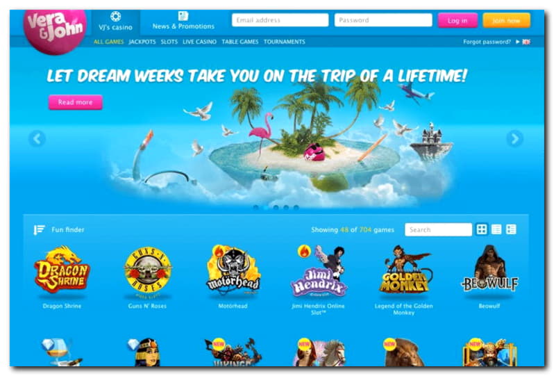 EURO 1425 No deposit at Reeltastic Casino