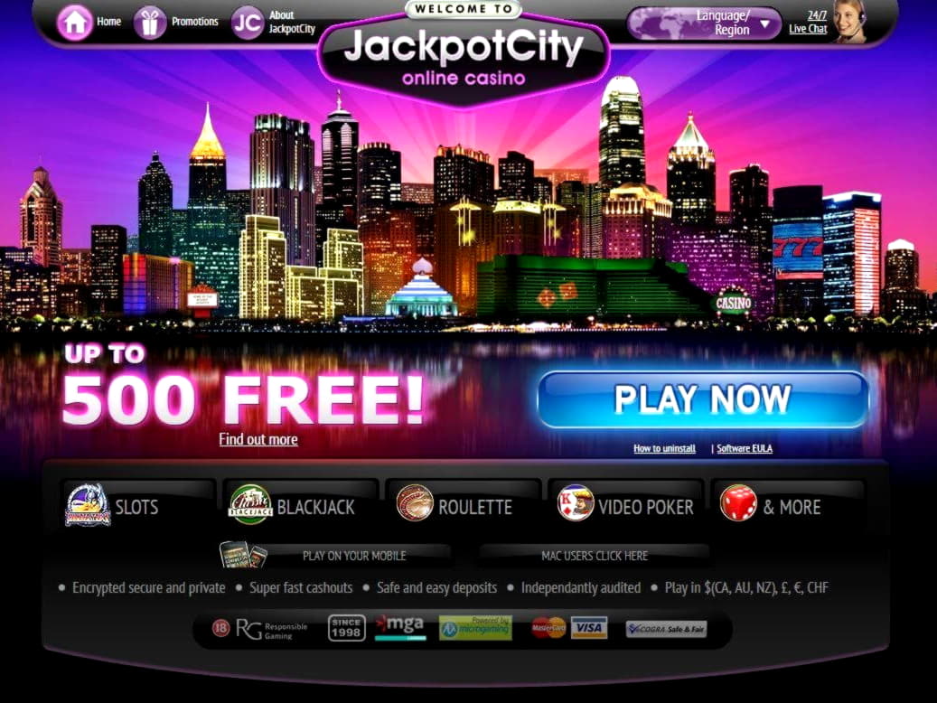 600% Match bonus casino at Jelly Bean Casino