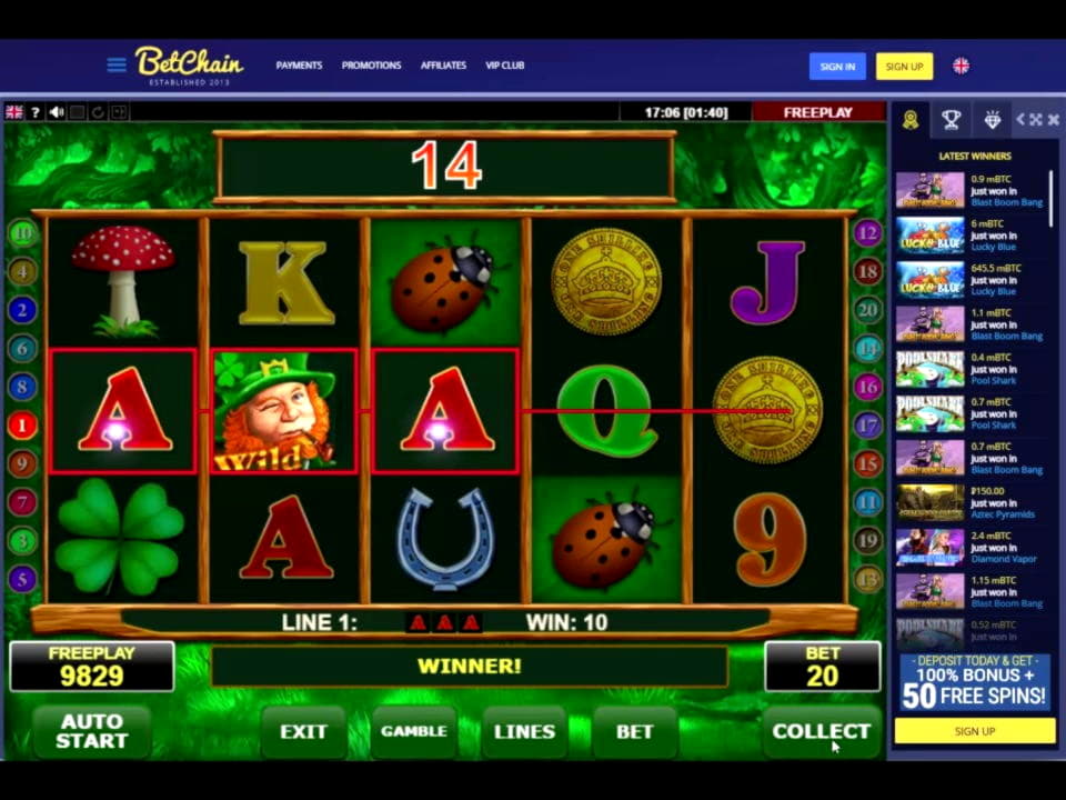 35 Free spins no deposit at Casino com