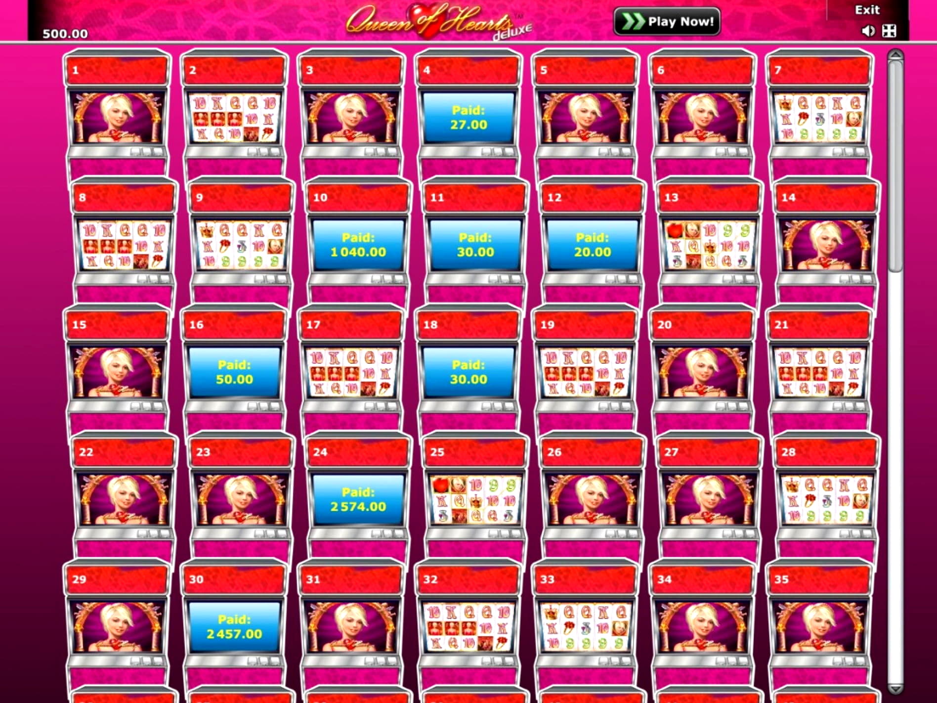 EUR 175 Online Casino Tournament at Wunderino Casino