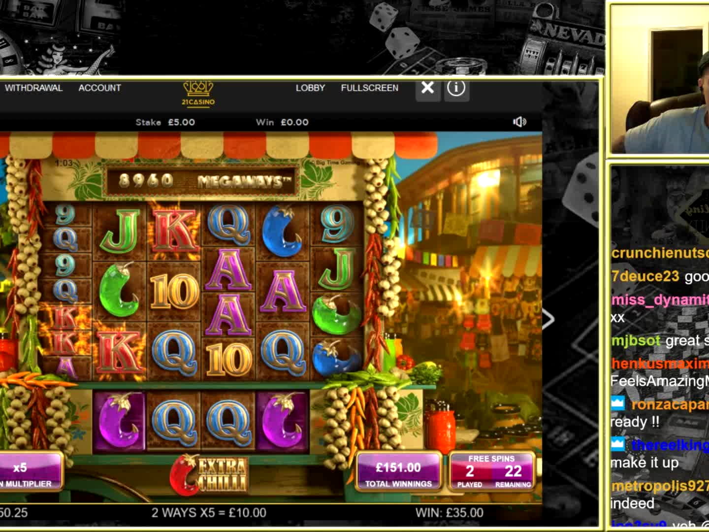 280 FREE Spins at Dunder Casino
