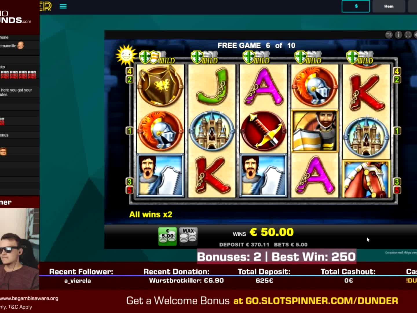 Eur 4175 No deposit casino bonus at Fruity Casa Casino
