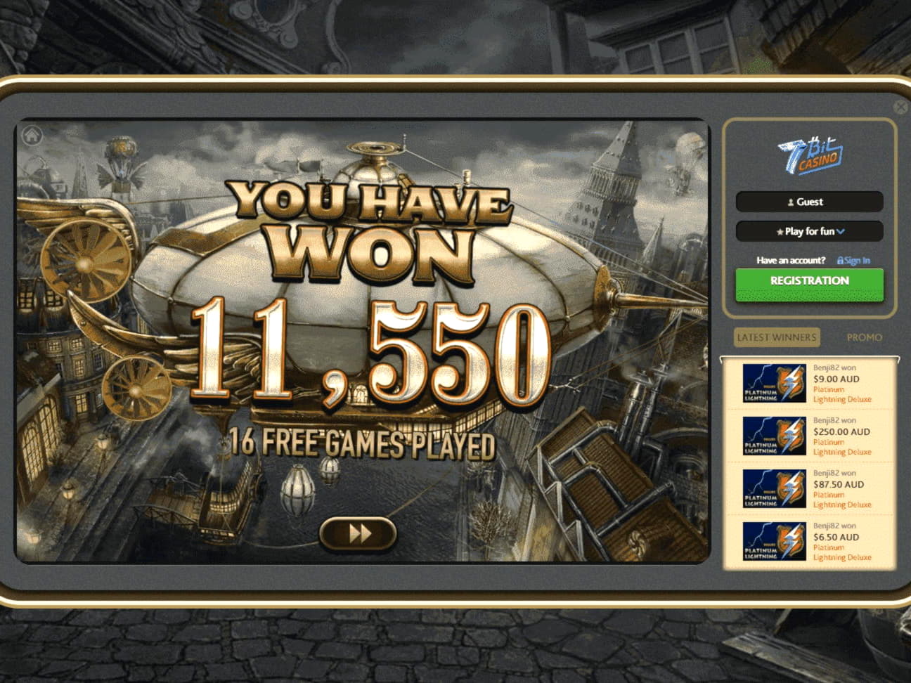 Eur 805 Free Casino Tournament at Malina Casino