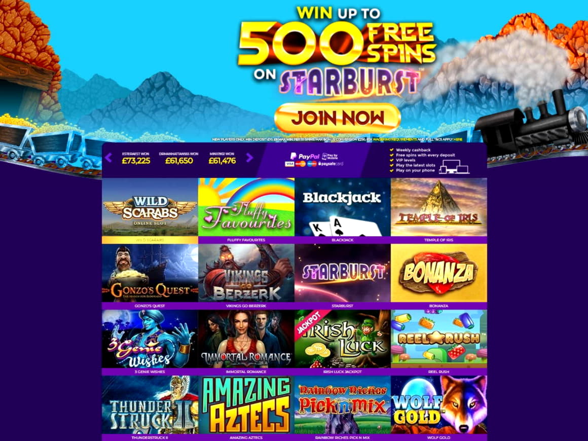 235 Free spins no deposit casino at Mrgreen Casino