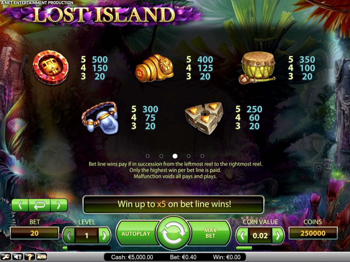 400% Deposit match bonus at Energy Casino