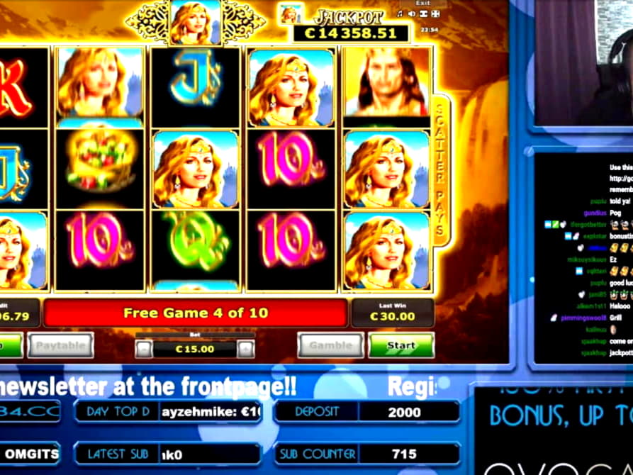 355% casino match bonus at King Billy Casino