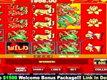 605% Casino match bonus at Mrgreen Casino