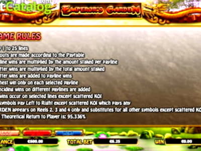 120% Casino match bonus at Party Casino