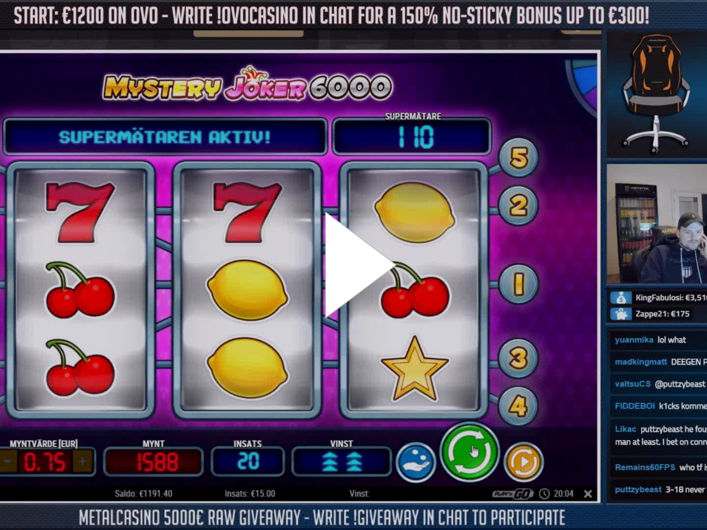 Eur 605 Free Casino Tournament at Cashmio Casino