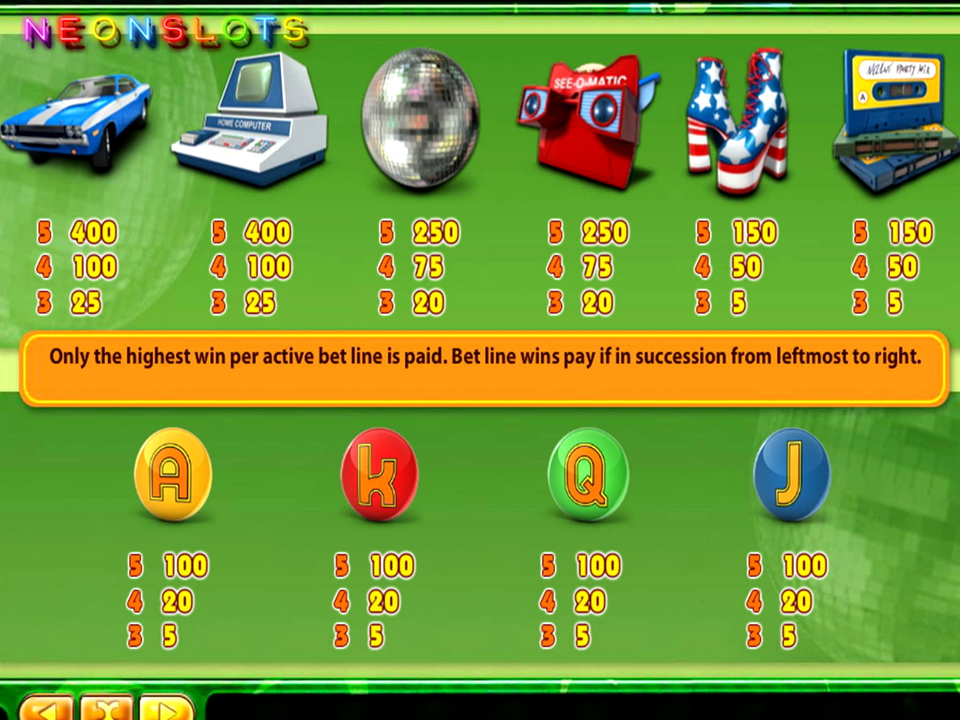 99 Trial Spins at Party Casino