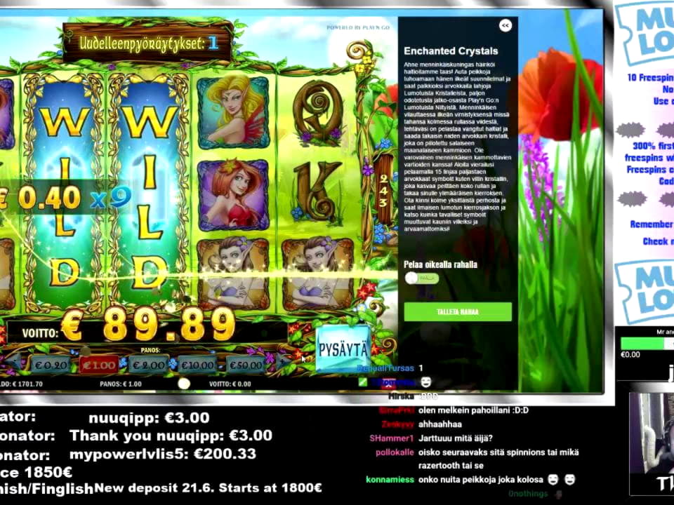 30 FREE SPINS at Party Casino