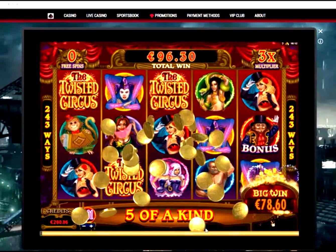 ?$3395 NO DEPOSIT CASINO BONUS at Party Casino
