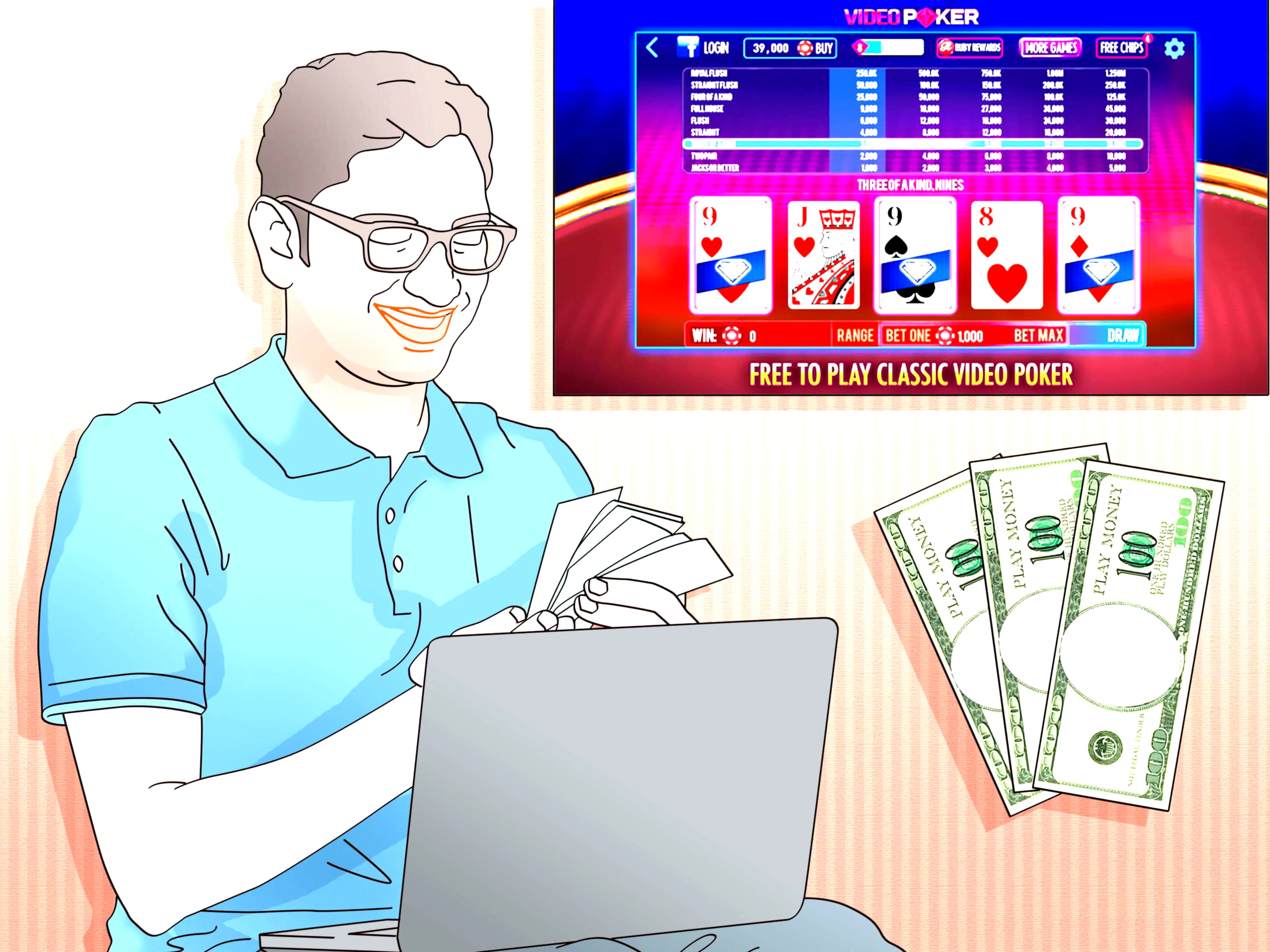 555% First deposit bonus at Casino com
