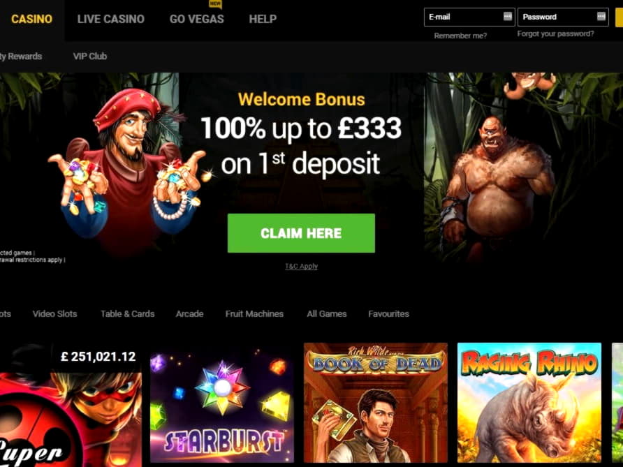 895% Casino Welcome Bonus at Dunder Casino