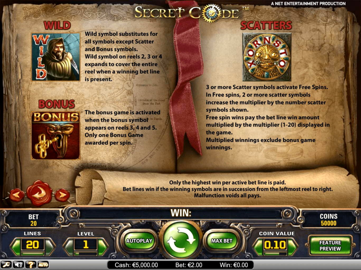 205 Trial Spins at Party Casino