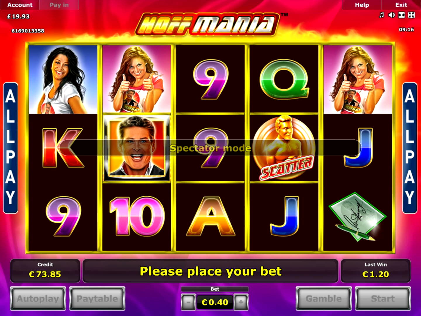 EURO 430 Online Casino Tournament at Jackpot City Casino