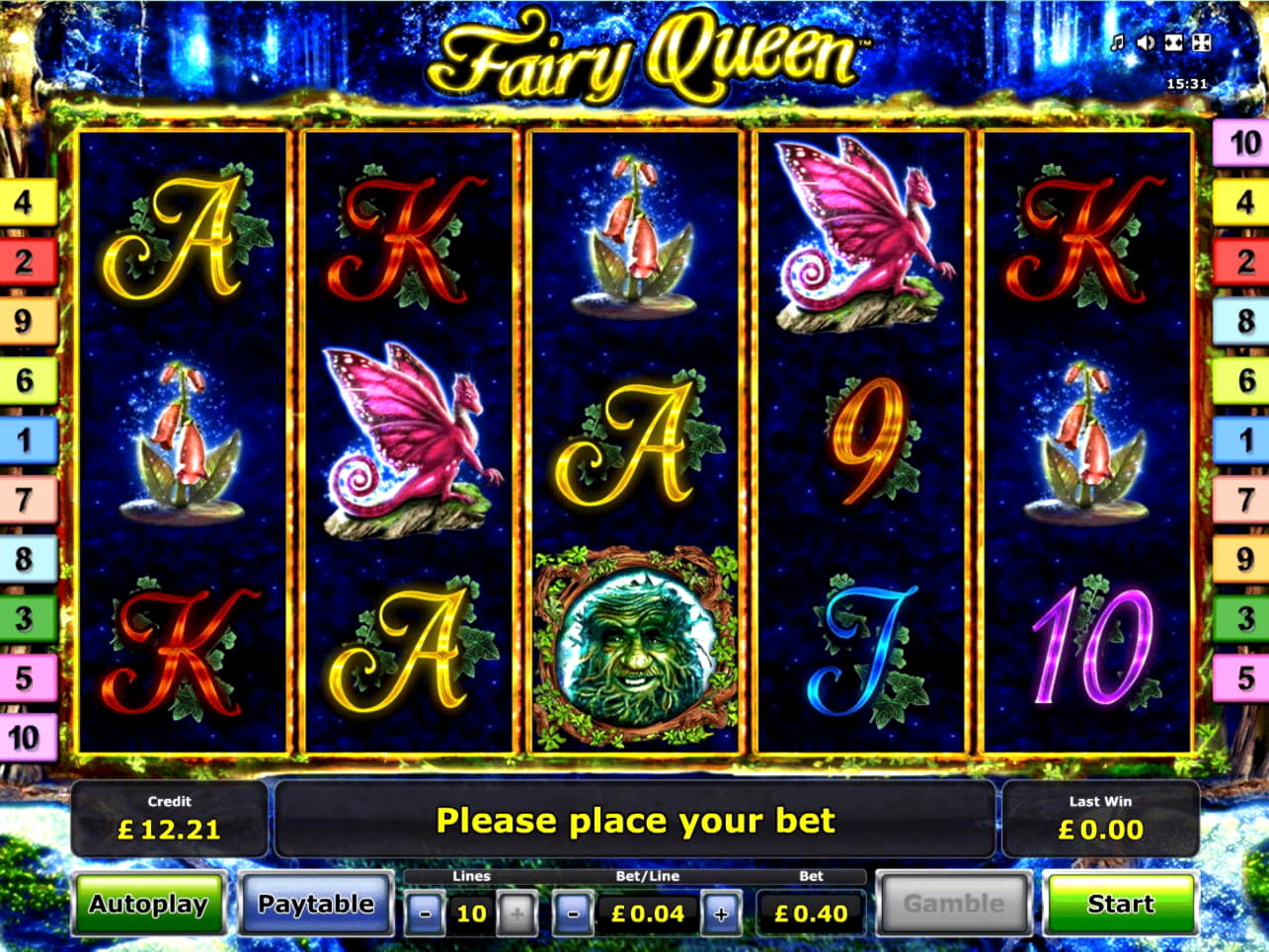 40 Free spins no deposit at Party Casino