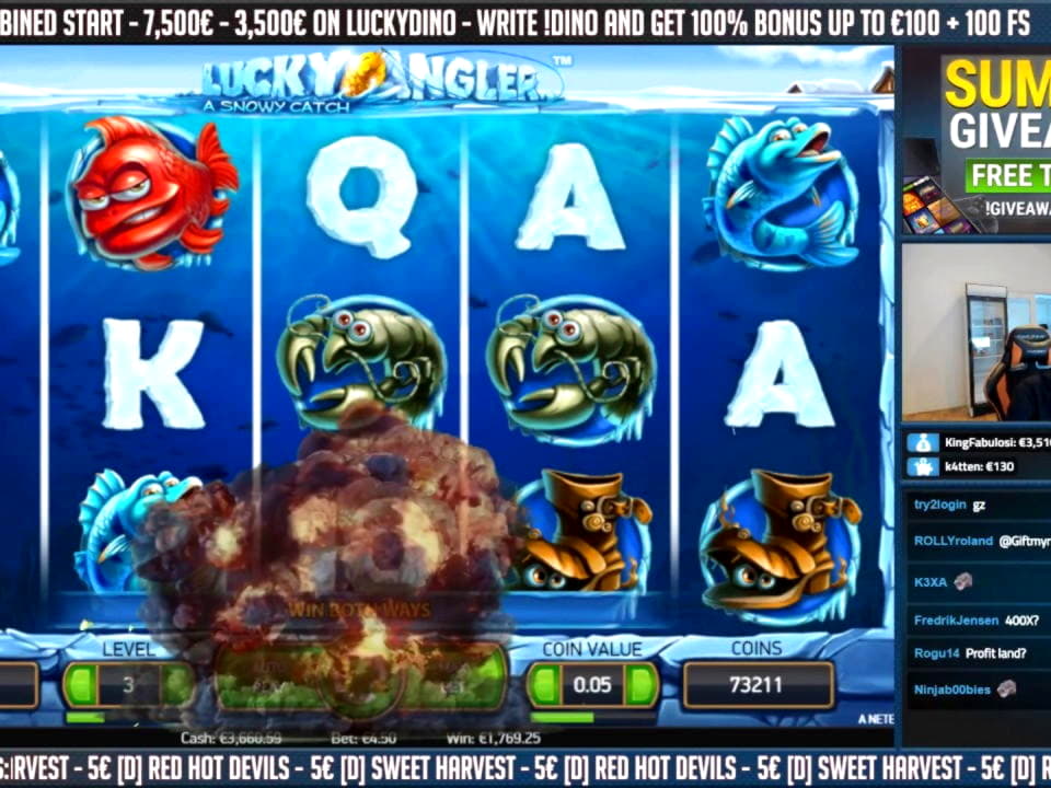 275 free casino spins at Malina Casino