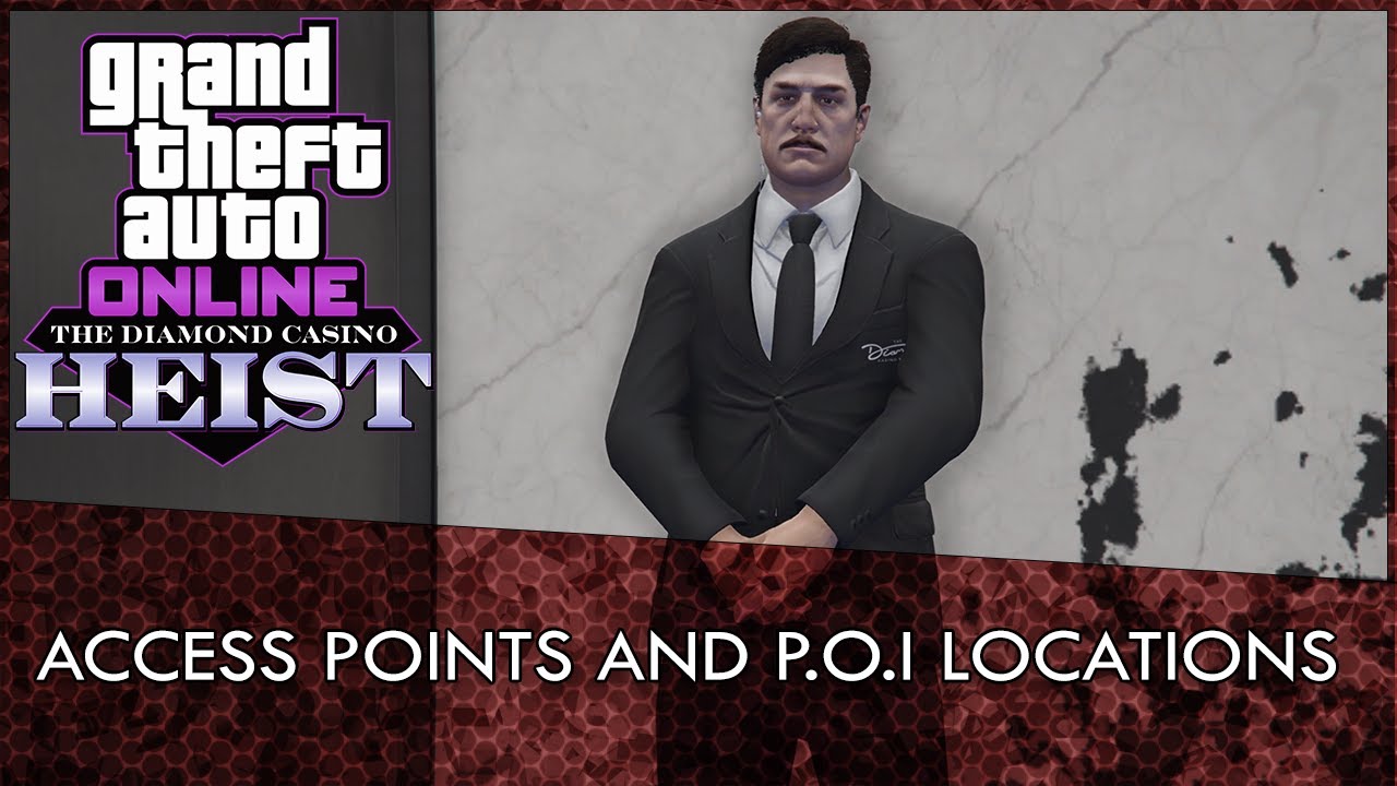 GTA Online: All Online Casino New Zealand Heist Access Points and POI Locations Guide