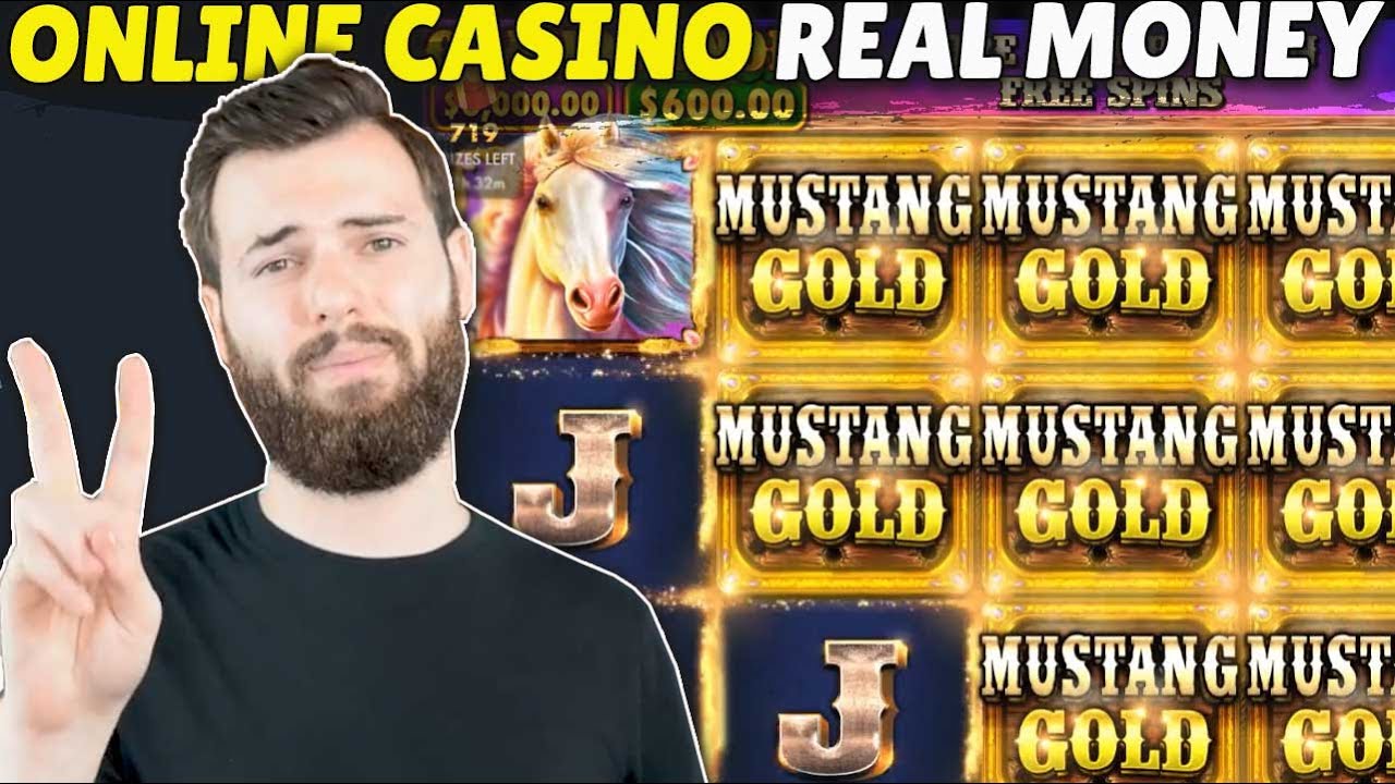 Winning session in Mustang Gold slot by Pragmatic! Online Casino New Zealand Online existent Money ??⭐